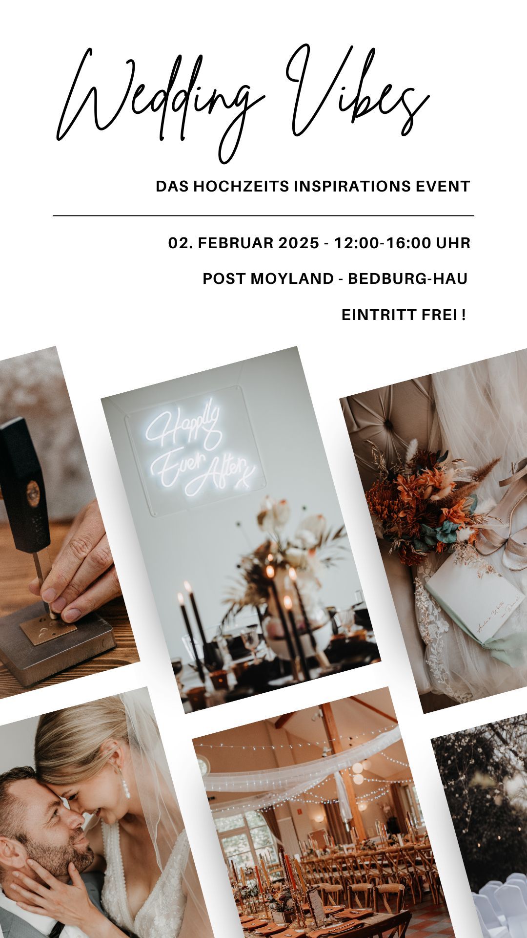 Das Hochzeits Inspirations Event am 02.02.25